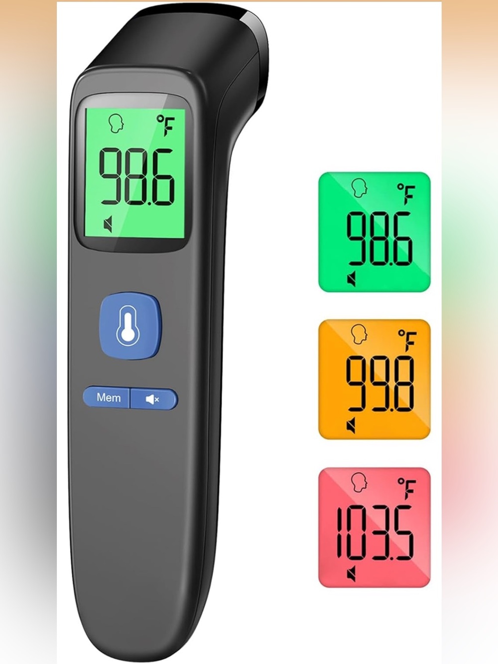 Forehead Thermometer for Adults, Infrared Digital Baby Thermometer for Kids